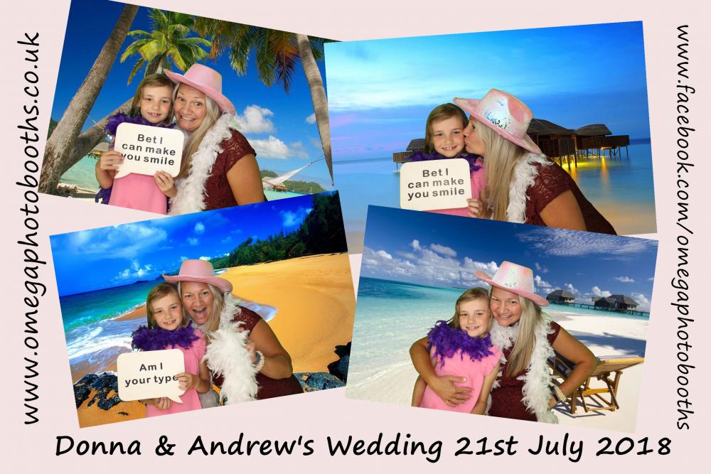 Donna & Andrew's Wedding | View more photos from the event at gallery.omegaphotobooths.co.uk/u/Omega-Photobooths/Donna-Andrews-Wedding